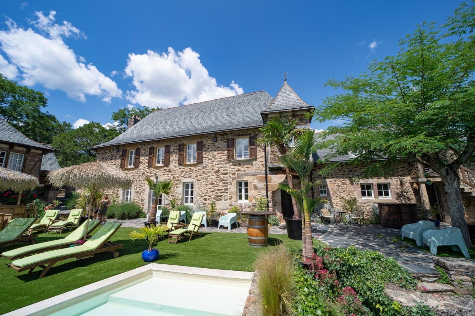 Chateau De Longcol Hotel La Fouillade Luaran gambar